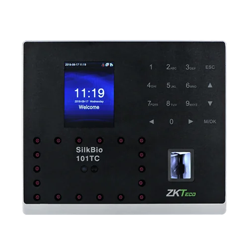 ZKTeco SilkBio-101TC: The Ultimate Multi-Biometric Time & Attendance and Access Control Terminal
