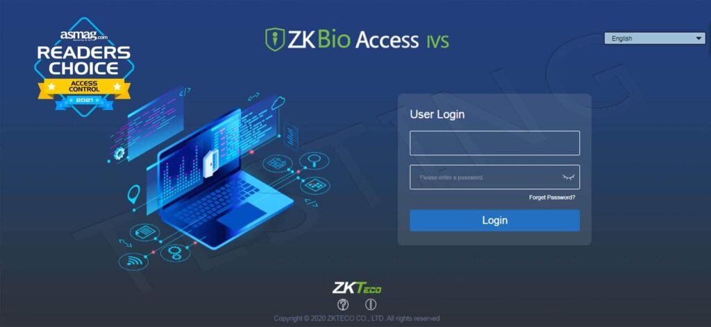 ZKTeco ZKBio Access IVS Software Web Based Security Platform For 