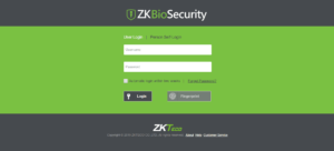 ZKBioSecurity 3200: Legacy Web-Based Security Platform